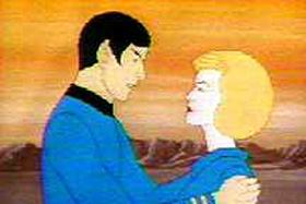 Spock se pod vlivem elixíru lásky do Christiny zamiloval