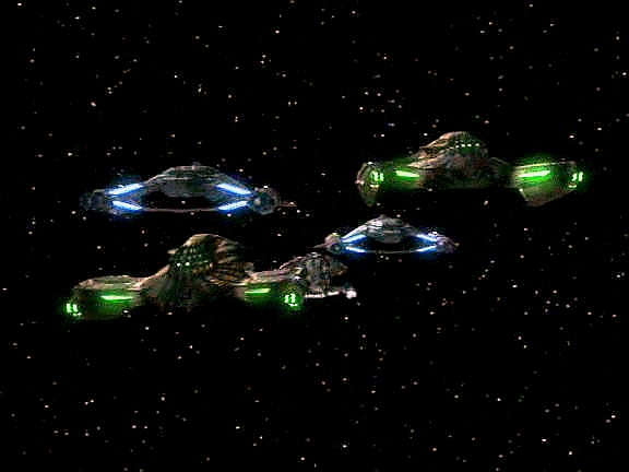 Kapitán k útoku na Annoraxovu loď získala spojence: několik mawaských a nihydronských lodí. Všem jim poskytla časové štíty.