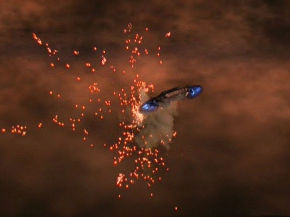Týmu ve strojovně se podařilo zničit i druhou jem'hadarskou loď, takže Defiant mohl zachránit karemmskou posádku, kterou doveze na Deep Space Nine.