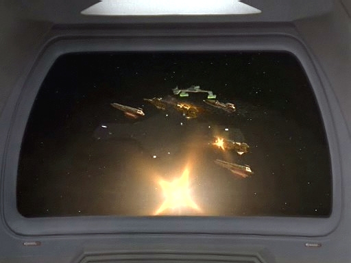 O'Brien popsal, jak Worf dal rozkaz vystřelit na odmaskovávající se loď, a byl nucen přiznat, že s ním nesouhlasil, zdál se mu ukvapený.