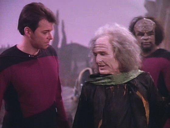 Riker dokázal Portál přesvědčit, že lidstvo už dostatečně vyspělo. Portál vrátí energii Enterprise a na Rikerovu přímluvu i ferengské lodi a obě lodě propustí.