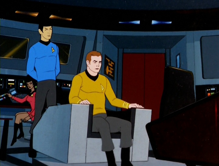 Kirk a Spock během konfliktu usoudí, že směrové stázové pole není tak mocné, jak si zprvu mysleli.