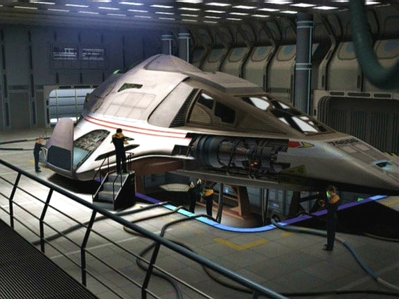 Deltaplán v hangáru je téměř hotov, jsou ale problémy se strukturální integritou. B'Elanna to jde vyzkoušet do simulátoru, opět vypne bezpečnostní protokoly a je zraněna.