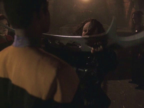 Jejím Gre'thorem je Voyager. Když B'Elanna pochopí, že musí přestat popírat svou klingonskou polovinu, dostává se z pekla ven a probere se.