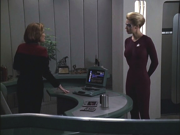 Na Voyageru zjistili, že kolektiv o dětech ví, ale nehodlá jim pomoci. Kapitán i Sedmá se domnívají, že tuto skutečnost borgským dětem prozatím zamlčí.