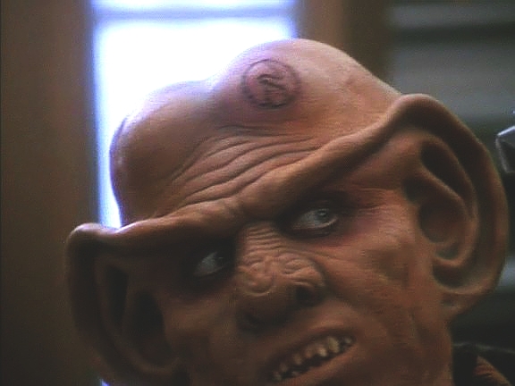 Na vlastní kůži to poznal Quark, kterého v baru přepadli tři maskovaní muži a ocejchovali ho symbolem Kruhu. Morální autoritu Liho Bajor nutně potřebuje.