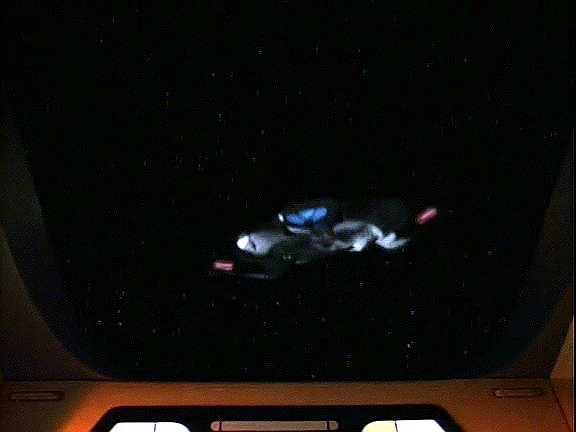 Náhle se objevuje Defiant a oba je transportuje na palubu. Sisko se totiž nevrátil, O'Brien v rekordním čase opravil maskování a doletěli právě včas.