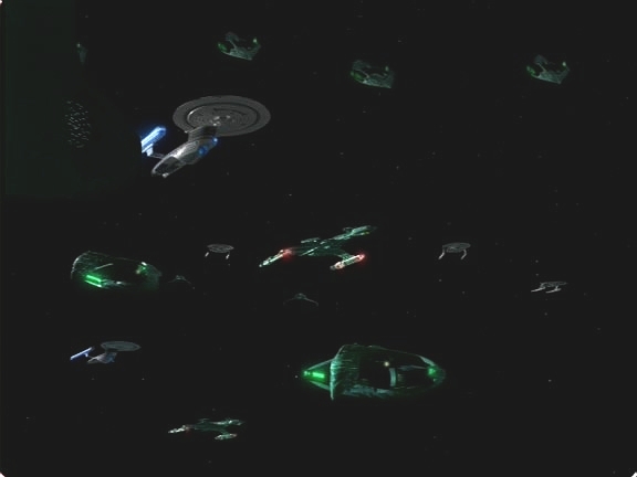 Dukat dal Siskovi ultimátum, chce stanici zpátky. Než k tomu dojde, dorazí posila Federace, k níž se překvapivě přidali i Romulané.