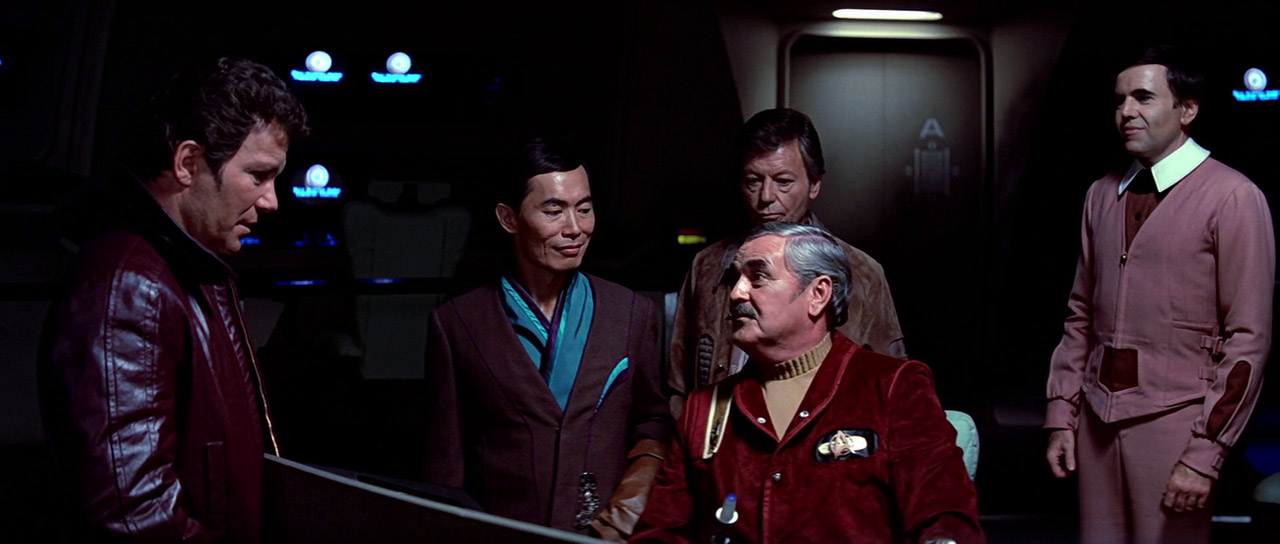 Kirk, Sulu, Scotty a McCoy na palubě ukradené Enterprise