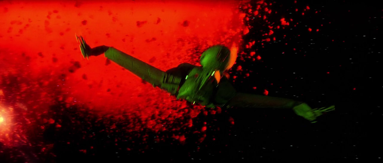 Kirk se svým týmem a Spockem na poslední chvíli uniká v klingonské lodi před konečným výbuchem Genesis