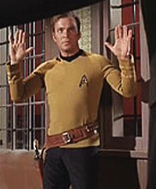 Kapitán Kirk jako Ike Clanton