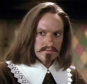 Poručík Barclay jako Cyrano de Bergerac